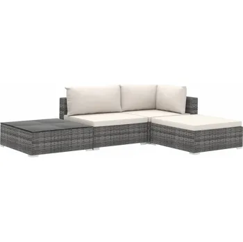 Zahradní sestava Zahradní sedací souprava 4 ks APOLENA Dekorhome