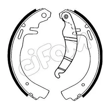 Brzdová čelist Sada brzdových čelistí CIFAM 153-300