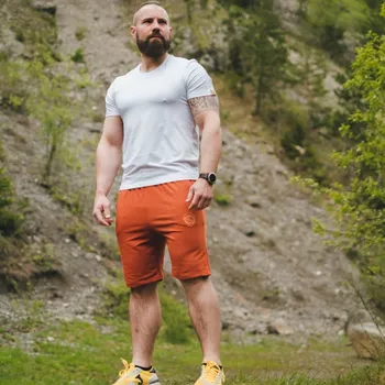 Pánské kraťasy Pánské skořicové funkční kraťasy Velikost: XL