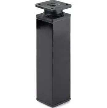 Nábytková nožka PIXIE s rektifikací černá 200 mm