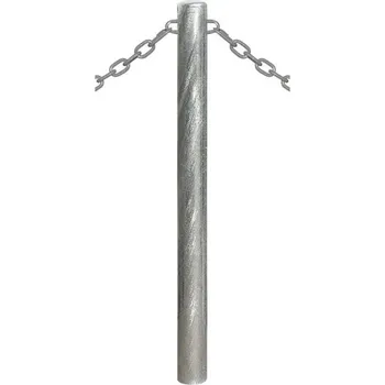 Plotový sloupek Procity Zahrazovací ocelový sloupek Ø 76 mm, výška 1180 mm pozink