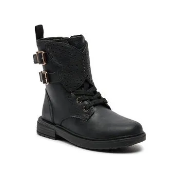 Dámská móda Geox Polokozačky J Eclair Girl J369QN 000BC C9999 M Černá 29
