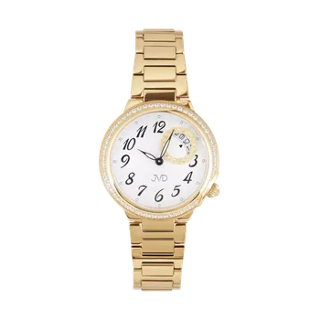 Hodinky JVD Dámské kulaté náramkové elegantní šperkové hodinky JVD JG1039.3 ( )