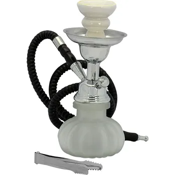 Dýmka 68999 Vodní dýmka bílá 23cm + kufr