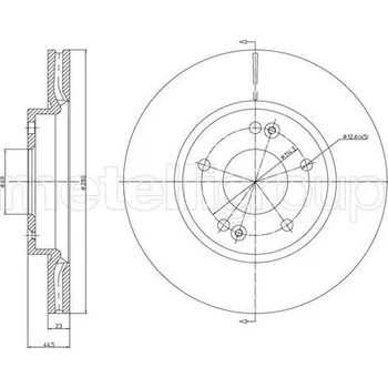 Brzdový kotouč Brzdový kotouč CIFAM 800-1377C