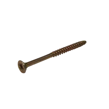 Šroub Vrut 3,5x50mm se zápustnou hlavou, PZ, žlutý Zn