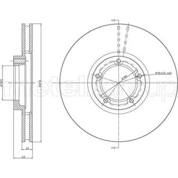 Brzdový kotouč Brzdový kotouč CIFAM 800-458