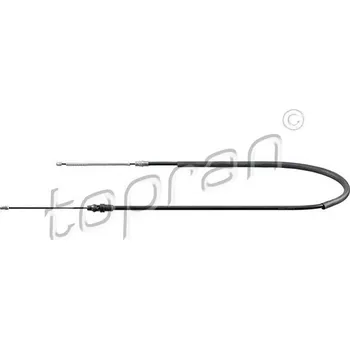 Lanko parkovací brzdy Tažné lanko, parkovací brzda TOPRAN 207 372