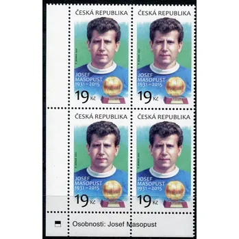 Poštovní známka Česká pošta (2021) č. 1107 **, 4-bl - Česká republika - Josef Masopust (DZ)