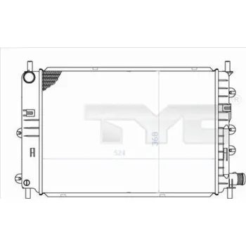 Chladič motoru Chladič, chlazení motoru TYC 710-0034
