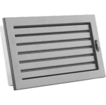 Větrací mřížka Karl STYLE ventilační mřížka s uzavíratelnou žaluzií, 325 x 170mm - černá