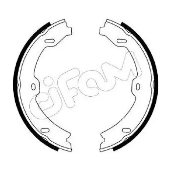 Lanko parkovací brzdy Sada brzdových čelistí, parkovací brzda CIFAM 153-247