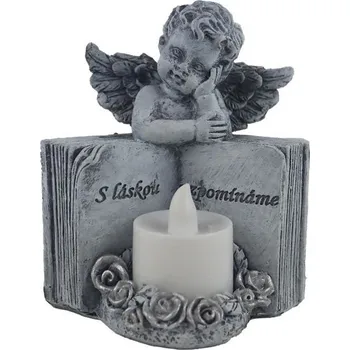 Smuteční dekorace Morex X6452 dekorace na hrob s LED osvětlením
