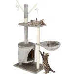 Škrabadlo pro kočky - Domeček s postelí 4 patra 108 cm SPRINGOS PA1037