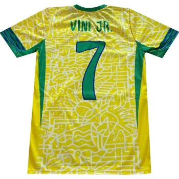 Fotbalový dres Brazília VINI 2025 Velikost: 152 cm (10-11 let)