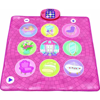 Hračka pro nejmenší Mamido Interaktivní taneční hudební podložka růžová