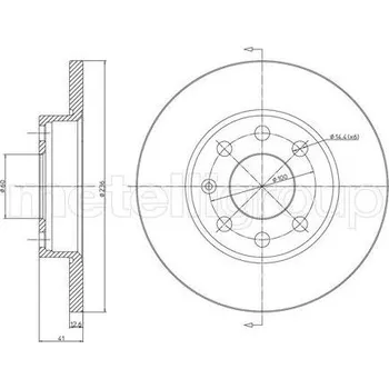 Auto-moto Brzdový kotouč CIFAM 800-080