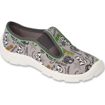 Chlapecké bačkory Bačkory papuče Befado 975X188 975Y188 šedé GAME pro hráče velikost: 33