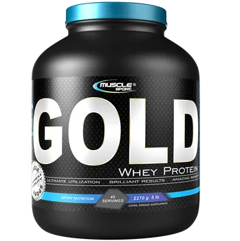Protein Muscle Sport Whey Gold Protein 2270g Příchuť: pistachios-coconut