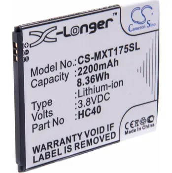 Baterie pro mobilní telefon VHBW Baterie pro Motorola Moto C, HC40, 2200 mAh