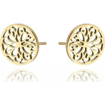 Náušnice Carla Dámské náušnice Obamare zlatá One size