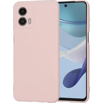 Pouzdro na mobilní telefon Kryt Motorola Moto G53 Techsuit SoftFlex - pink sand