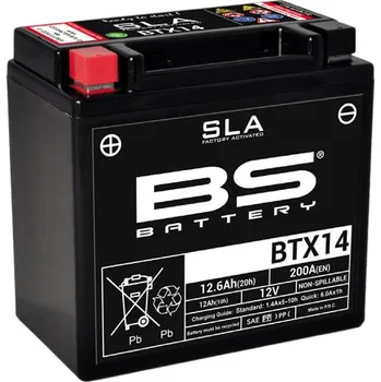 Auto-moto BS Battery Baterie YTX14 12Ah SLA - aktivovaná 700.300681