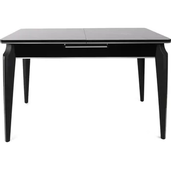 Jídelní stůl ASIR Jídelní stůl rozkládací STAR černý a stříbrný