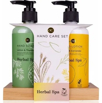 Péče o ruce SET péče o ruce HERBAL SPA na dřevěném tácku ACCENTRA