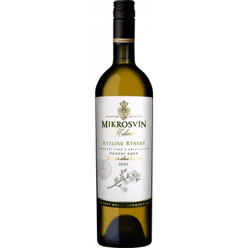 Mikrosvín Ryzlink rýnský 2023 pozdní sběr Flower Line 0,75 l