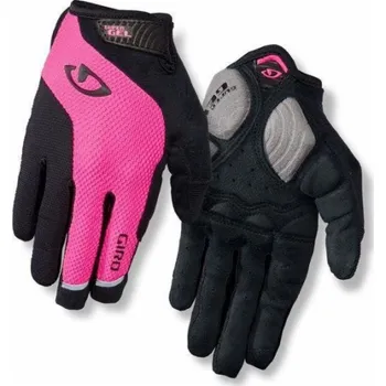 Cyklistické rukavice GIRO Dámské rukavice Strada Massa Sg Lf long finger jasně růžové s. L
