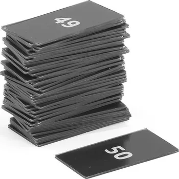 Šatní skříň Čísla ke skříním Create Sign, čísla 1-50