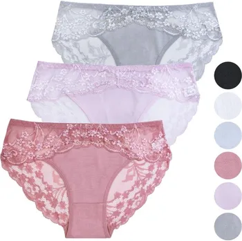 Kalhotky FANNIFEN FANNIFEN Dámská kalhotky YW4209 3 ks Mix XL