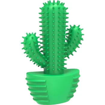 Hračka pro psa Žvýkací kaktus pro psy, 17,5 cm, zelený