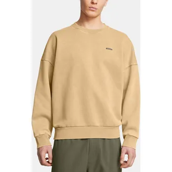 Pánská mikina Pánská mikina Under Armour UA Icon HWT Flc Wash OS C 1386553-263 Hnědá XL