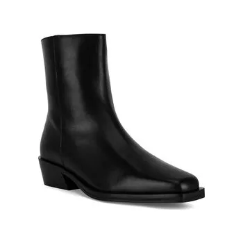 Dámské kozačky Gino Rossi Polokozačky EVELYN-116201 Černá 38