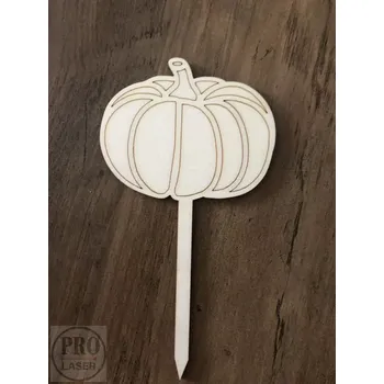 Zahradní dekorace Dřevěný zápich dýně