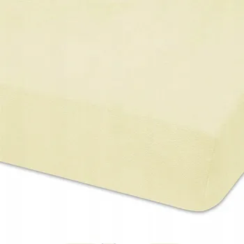 Prostěradlo Dětské prostěradlo PRIMA na matraci 160x80 cm, froté, žlutá