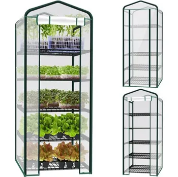 Fóliovník Přenosný mini fóliovník Malatec 23359, 195x70x50cm 5 polic