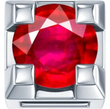 Náramek Barevné kameny ELEMENTS dílek: Rubín (DCHR3312)