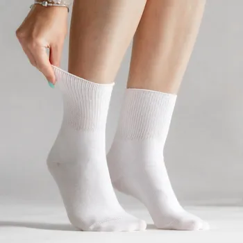 Dámské ponožky Zdravotní ponožky - bílá Bílá 45-46