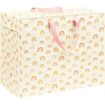 Školní batoh A Little Lovely Company - XL úložná taška - duha