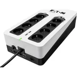EATON UPS 3S 850 FR, Off-line, Tower, 850VA/510W, výstup 8x FR (CZ), USB, RJ11, 2x USB nabíjení (2A max), bez vent.