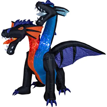 Party dekorace Halloween nafukovací drak, 208cm
