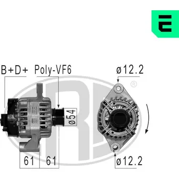 Alternátor Alternátor ERA 210854A