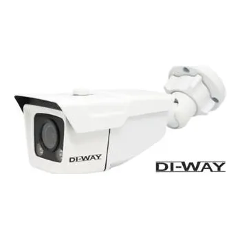 Bezpečnostní kamera DI-WAY 2Mpx IP venkovní IR Bullet kamera 1080P, 5mm ColorNightvision POE