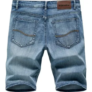 Pánské kraťasy Klasické pánské džínové šortky Casual Velikost: 34, Barva (Varianta): Blue-866