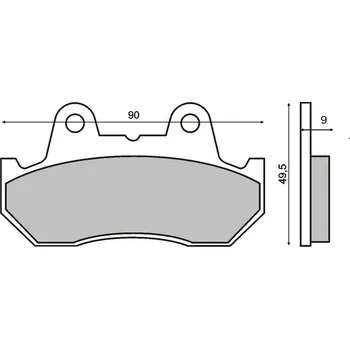Brzda pro motocykl CL Brakes Brzdové destičky 0330 CL Maxiscoot 200.3017.MS