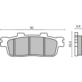 Brzda pro motocykl CL Brakes Brzdové destičky 2760 CL 200.3094.MS