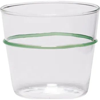 Sklenice Hübsch, Skleněný pohár Orbit 200 ml zelený - Formadore